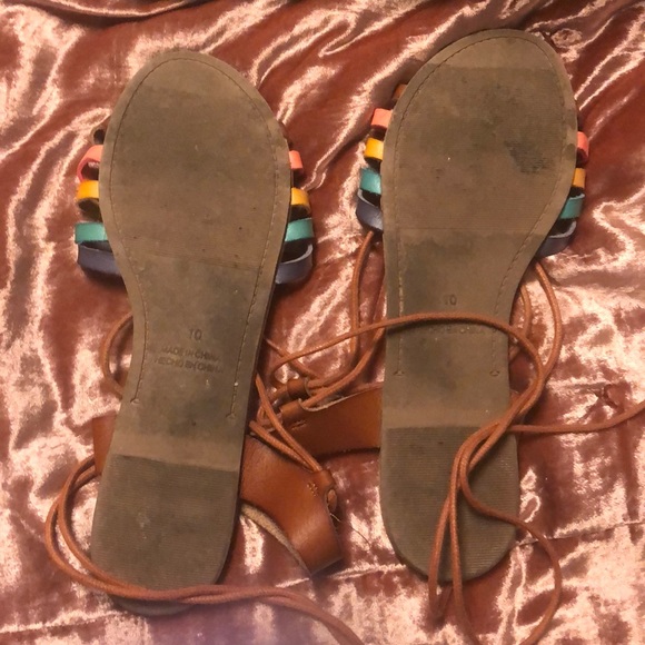 Colorful gladiator sandals - Picture 2 of 2